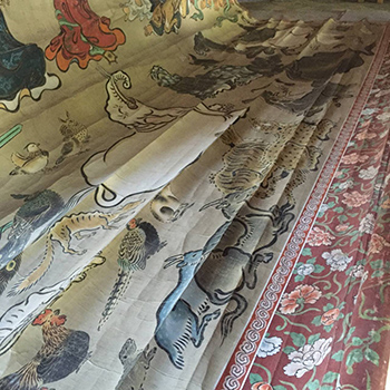 皇室ゆかりの御寺泉涌寺にて「大涅槃図」掲揚と非公開文化財「舎利殿」特別拝観